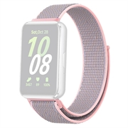 Samsung Galaxy Fit3 Curea din Nailon cu închidere Velcro - Roz