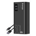 Obal:Me EnergyPulse Powerbank 30000mAh - 22.5W - Negru