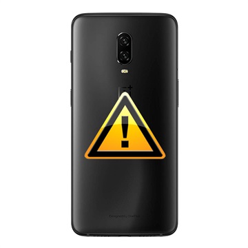 Reparație Capac Baterie OnePlus 6T - Negru Midnight