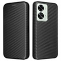 Husă Flip OnePlus Nord 2T - Fibra de Carbon