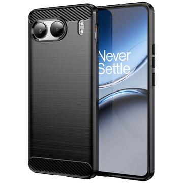 Husă TPU Brushed OnePlus Nord 4 - Fibră de Carbon