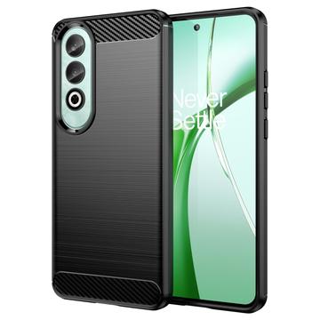 Husă TPU Brushed OnePlus Nord CE4 - Fibră de Carbon