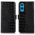 Husă Piele Portofel cu RFID OnePlus Nord CE4 Lite/Oppo K12x - Crocodile