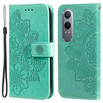 Husă Portofel OnePlus Nord CE4 Lite/Oppo K12x - Mandala - Verde