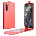 Husă Flip Vertical OnePlus Nord - Cu Slot De Card