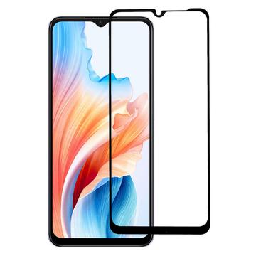 Protector de Ecran din Sticla Securizata pentru Oppo A59 - Full Cover - Marginea Neagră