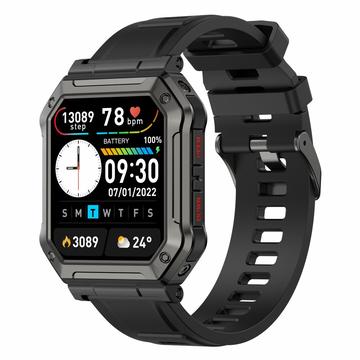 Sporturi în aer liber IP68 impermeabil Smartwatch - 1.91" - negru