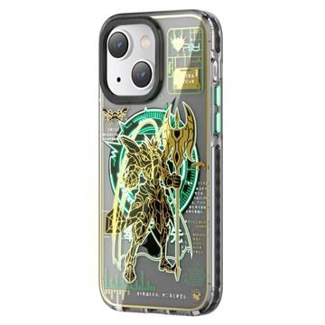 Husă Hibrid iPhone 14 Plus - Kingxbar PQY Mecha Mag - Verde