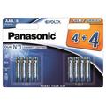 Baterii alcaline Panasonic Evolta LR03/AAA - 8 buc.