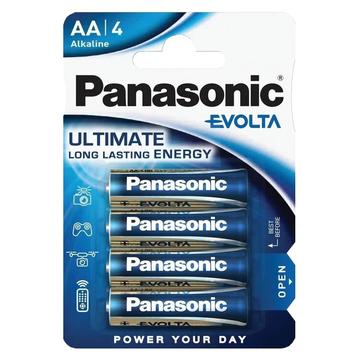 Baterii alcaline Panasonic Evolta LR6/AA