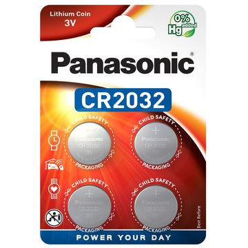 Baterie Panasonic Mini CR2032 3V - 4 Buc.