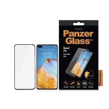 Geam Protecție Ecran Sticlă Temperată Huawei P40 - PanzerGlass Case Friendly - Marginea Neagră