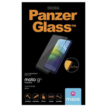 Geam Protecție Ecran - 9H - Motorola Moto G9 Power - PanzerGlass Case Friendly - Negru