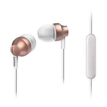 Căști intraauriculare Philips Upbeat Chromz cu microfon - Auriu Roze / alb