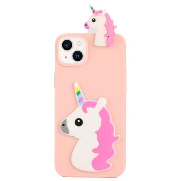 Husă TPU iPhone 14 Plus - 3D Cartoon - Unicorn