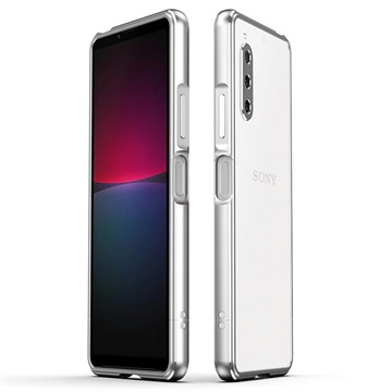 Polar Lights Style Ramă De Protecție Bumper Metal Sony Xperia 10 IV - Argintiu