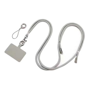 Poliester Telefon Lanyard reglabil 5 mm curea de gât Cureaua pentru telefonul mobil curea cu patch