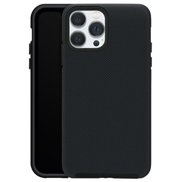 Husă Hibrid iPhone 14 Pro Max - Prio Double Shell - Negru