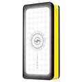 Solar Power Bank/Încărcător Wireless Psooo PS-406 - 20000mAh - Galben