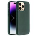 Husă Piele iPhone 14 Pro - Qialino Premium Mag - Verde