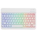 RGB-030 Tastatură Bluetooth wireless de 10 inci cu iluminare de fundal RGB