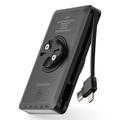 ROCKBROS JP008 5000mAh Lampă frontală pentru bicicletă cu cablu Power Bank Lampă portabilă pentru bicicletă pentru ciclism în aer liber