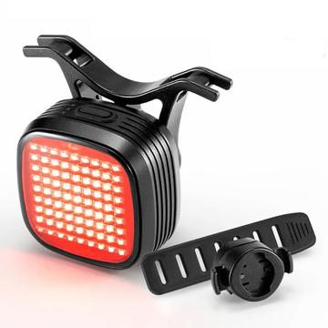 ROCKBROS R7 Waterproof Bike Ciclism Ciclism LED Tail Light 12 Modes Bicicleta de detectare a frânelor Lampă de avertizare de avertizare