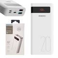 Romoss Sense 6PS+ Power Bank 20000mAh - USB-C, 2xUSB-A - Alb