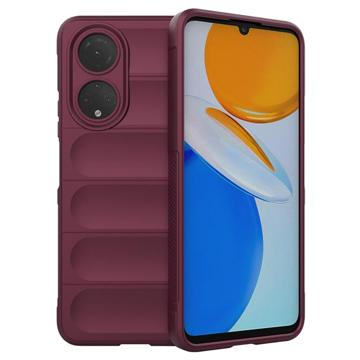 Husă TPU Honor X7/Play 30 Plus - Rugged Serie - Roșu Vin