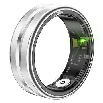 SR03 Inel inteligent multifuncțional ultra-subțire - Dimensiune: 7/17.4mm - Argint