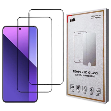 Geam Protecție Ecran Xiaomi Redmi Note 13 Pro+ - Saii 3D Premium - 2 Buc.