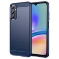 Husă TPU Brushed Samsung Galaxy A05s - Fibră de Carbon - Albastru