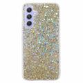 Husă TPU Samsung Galaxy A05s - Glitter Flakes - Auriu