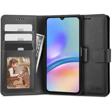 Husa portofel cu magnet & suport Samsung Galaxy A05s Tech-Protect - Negru