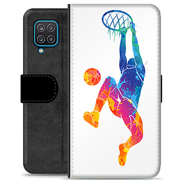 Husă Portofel Premium - Samsung Galaxy A12 - Slam Dunk