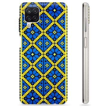 Husă TPU Ucraina - Samsung Galaxy A12 - Ornament