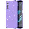 Husă TPU Samsung Galaxy A15 - Stylish Glitter - Violet Transparent