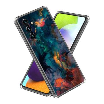 Husă TPU Subțire Stylish Samsung Galaxy A15 - Nori Colorați