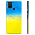 Steagul Ucrainei TPU husă -Samsung Galaxy A21s - Bicoloră