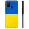 Husă TPU Steagul Ucrainei - Samsung Galaxy A21s - Galben și Albastru Deschis