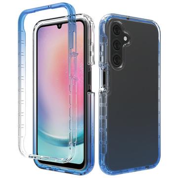 Husă hibridă Samsung Galaxy A25 - Gradient - Albastru / Transparent