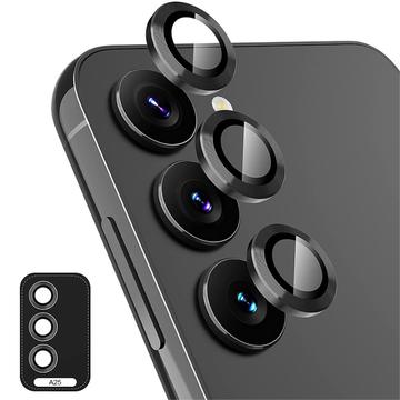 Geam Protecție Obiectiv Cameră Samsung Galaxy A25 - Hat Prince - Negru