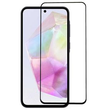 Protector de Ecran din Sticla Securizata pentru Samsung Galaxy A35 - Full Cover - Marginea Neagră