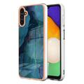 Husă TPU Samsung Galaxy A36 - Marble Pattern Electroplated IMD - Verde