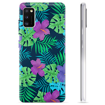 Husă TPU - Samsung Galaxie A41 - Floare Tropicală