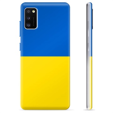 Husă TPU Steagul Ucrainei - Samsung Galaxy A41 - Galben și Albastru Deschis