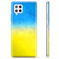 Husă TPU Steagul Ucrainei - Samsung Galaxy A42 5G - Bicoloră