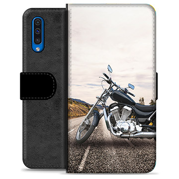 Husă Portofel Premium - Samsung Galaxy A50 - Motocicletă