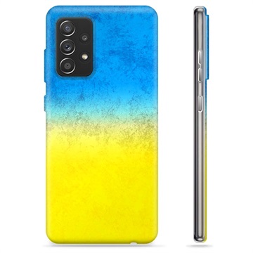 Steagul Ucrainei TPU husă -Samsung Galaxy A52 5G, Galaxy A52s - Bicoloră