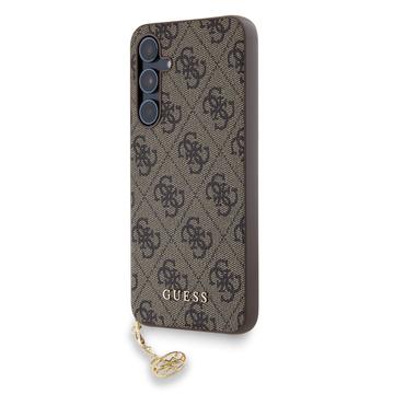 Husă Hibrid Samsung Galaxy A55 - Guess 4G Charms Collection - Maro